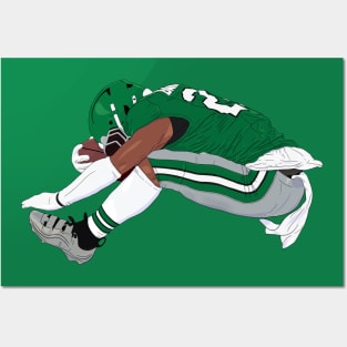 Saquon Barkley Backwards Hurdle Posters and Art